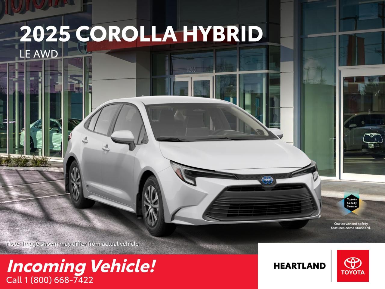 New 2025 Toyota Corolla Hybrid LE CVT AWD for sale in Williams Lake, BC