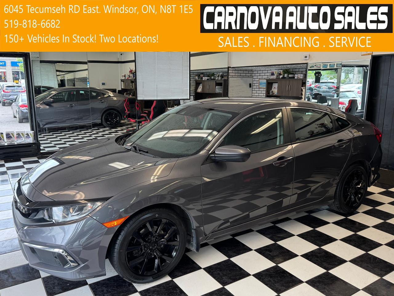 2019 Honda Civic LX+New Tires+Brakes+Camera+Adaptive Cruise+LKA Photo0