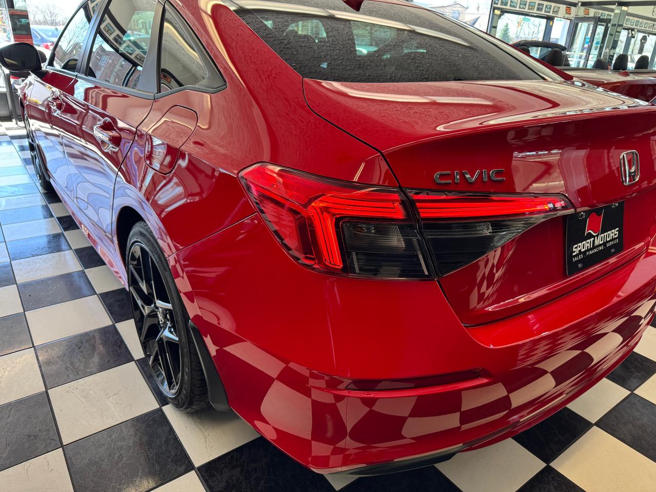 2022 Honda Civic SPORT+Roof+ONE OWNER+CLEAN CARFAX+ACCIDENT FREE Photo