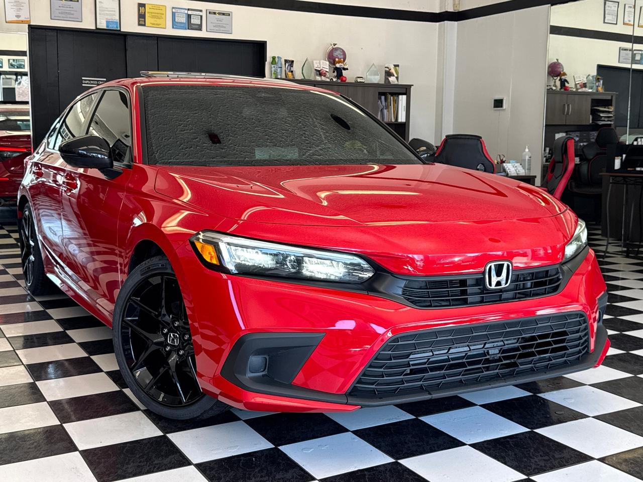 2022 Honda Civic SPORT+Roof+ONE OWNER+CLEAN CARFAX+ACCIDENT FREE Photo