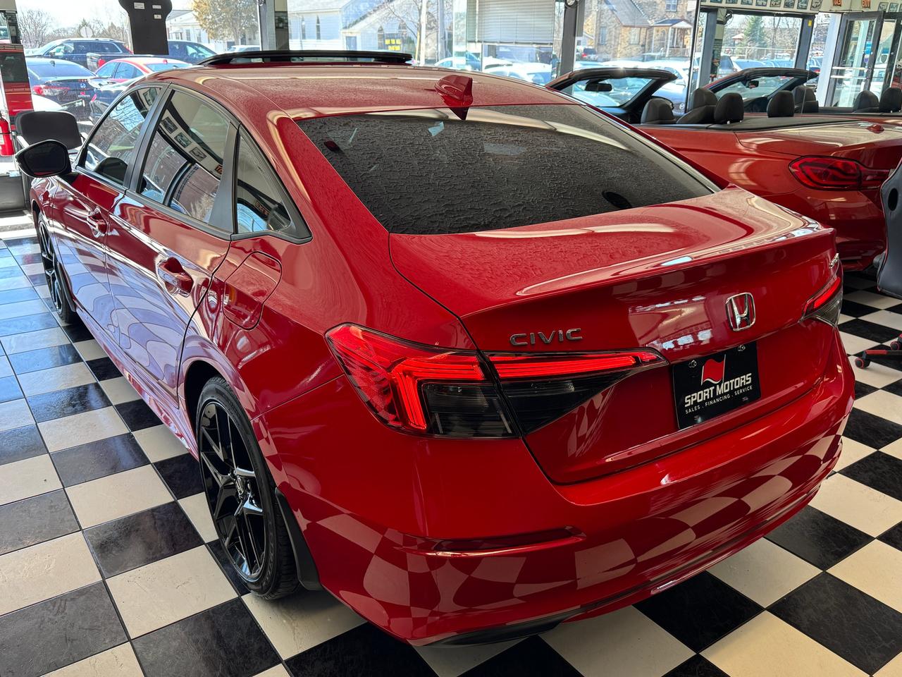 2022 Honda Civic SPORT+Roof+ONE OWNER+CLEAN CARFAX+ACCIDENT FREE Photo