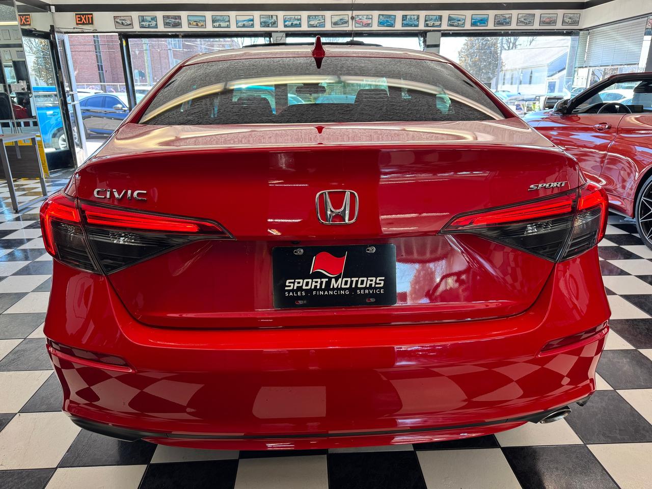 2022 Honda Civic SPORT+Roof+ONE OWNER+CLEAN CARFAX+ACCIDENT FREE Photo