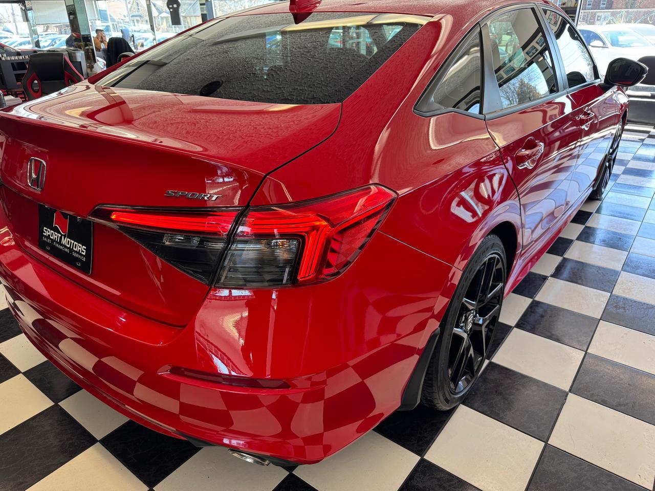 2022 Honda Civic SPORT+Roof+ONE OWNER+CLEAN CARFAX+ACCIDENT FREE Photo