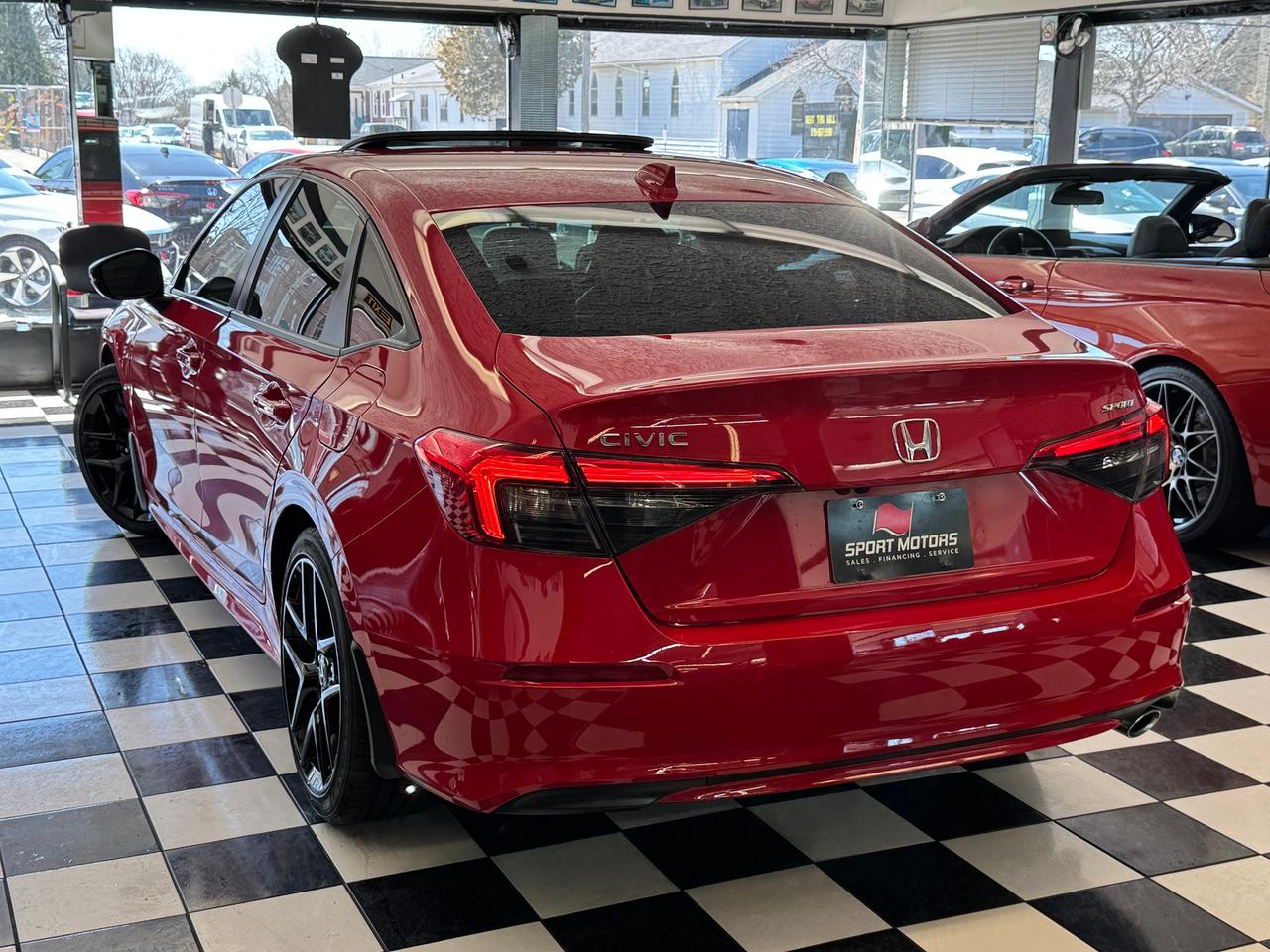 2022 Honda Civic SPORT+Roof+ONE OWNER+CLEAN CARFAX+ACCIDENT FREE Photo
