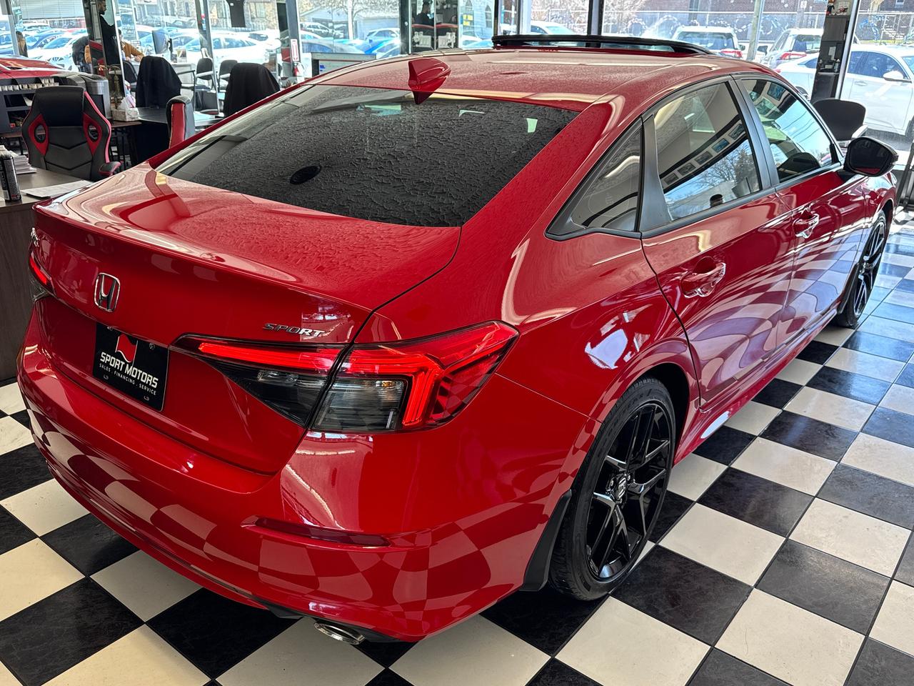2022 Honda Civic SPORT+Roof+ONE OWNER+CLEAN CARFAX+ACCIDENT FREE Photo