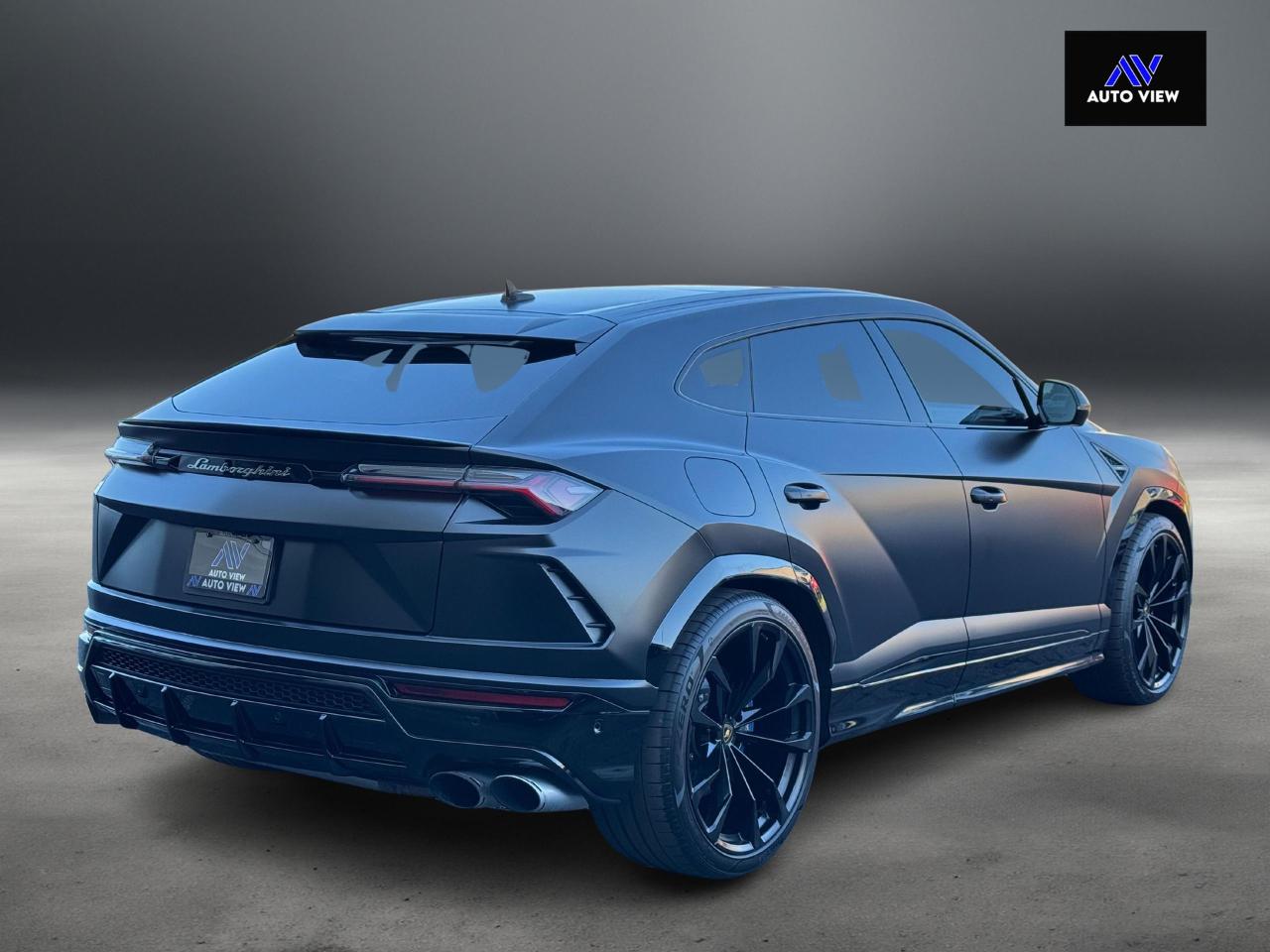 2022 Lamborghini Urus Base **WRAPPED MATTE BLACK**BLUE ELEOS PAINT** - Photo #5