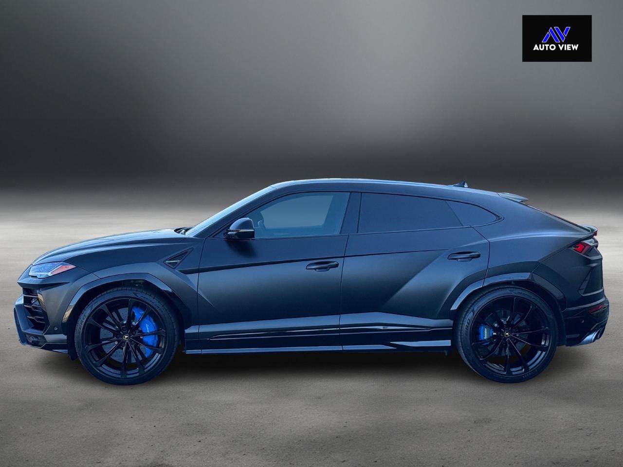 2022 Lamborghini Urus Base **WRAPPED MATTE BLACK**BLUE ELEOS PAINT** - Photo #8