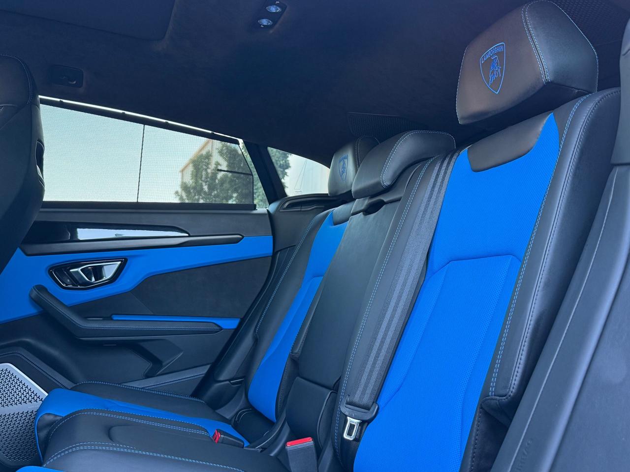 2022 Lamborghini Urus Base **WRAPPED MATTE BLACK**BLUE ELEOS PAINT** - Photo #29