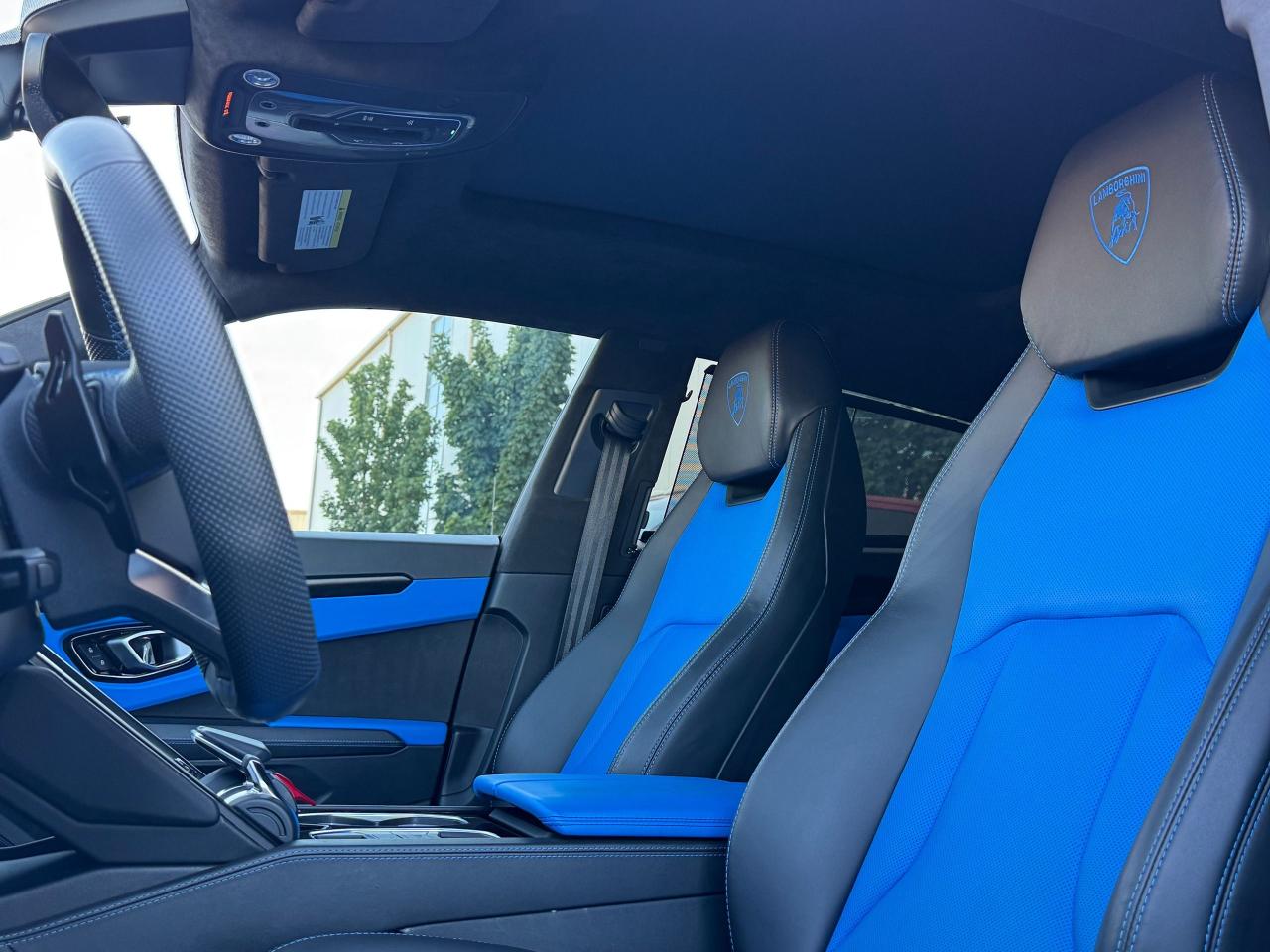 2022 Lamborghini Urus Base **WRAPPED MATTE BLACK**BLUE ELEOS PAINT** - Photo #44