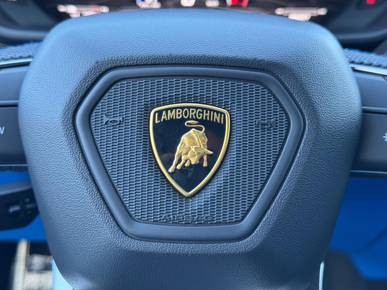 2022 Lamborghini Urus Base **WRAPPED MATTE BLACK**BLUE ELEOS PAINT** - Photo #49