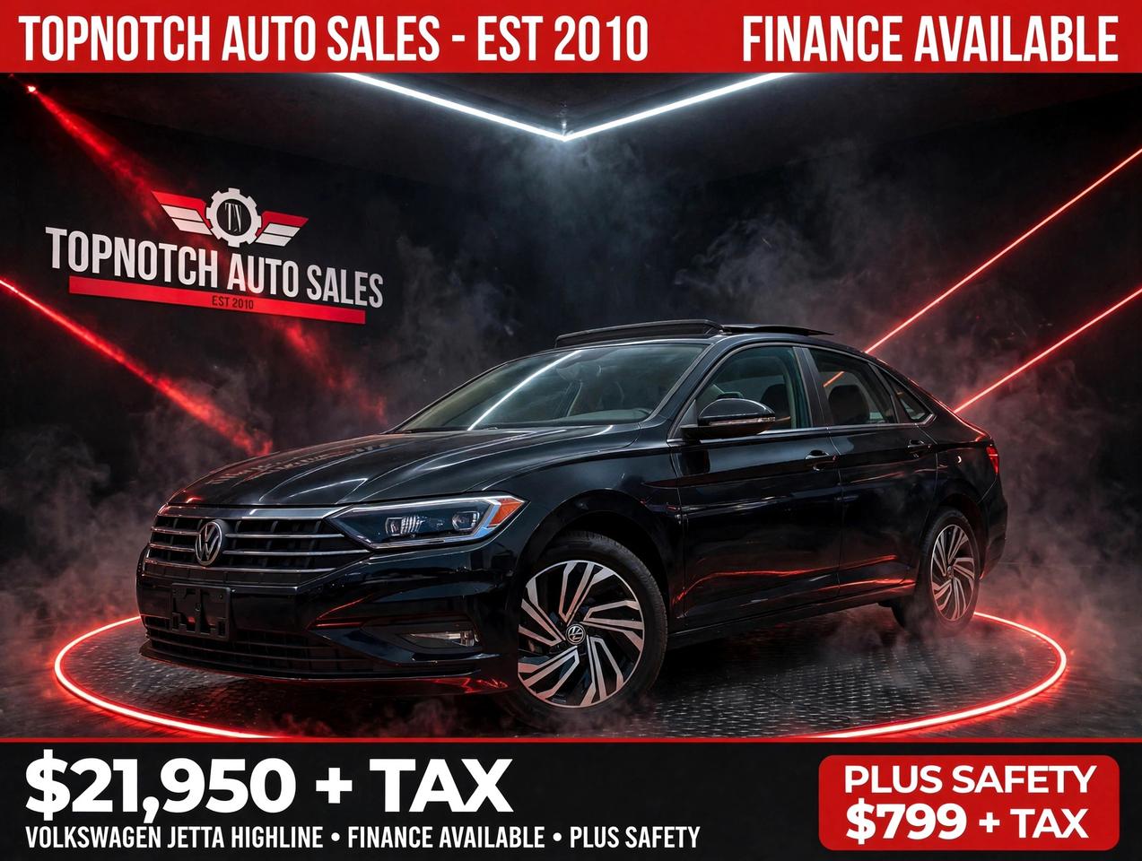 2021 Volkswagen Jetta Highline 1.4T- Panoramic Sunroof/Leatherette/Digital Cockpit/Apple CarPlay/Blind Spot/BeatsAudio Photo0