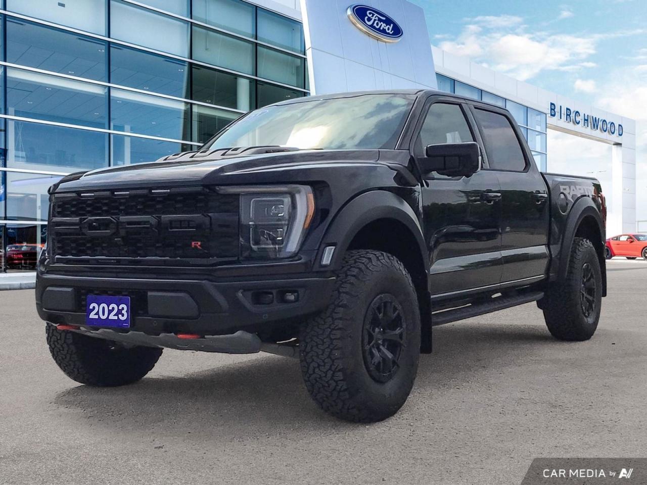 Unleash the power of the 2023 Ford F-150 Raptor R! This beast combines raw performance with cutting-edge technology, making it the ultimate off-road pickup. With only 4,821 km on the odometer, its practically new and ready for action.

Key Features:
- Powerful 5.2L engine with 4WD capability
- Automatic transmission with sport-tuned adaptive suspension
- Ford Co-Pilot360 with advanced safety features
- FordPass Connect 4G mobile hotspot for on-the-go connectivity
- Dual-zone automatic climate control for optimal comfort
- Agate Black Metallic exterior with sleek black interior
- Class II trailer towing package for enhanced versatility
- Automatic high-beam headlamps and fog lamps for improved visibility

Dont miss this opportunity to own the pinnacle of Fords off-road engineering. Available for immediate delivery, this Raptor R is waiting for its next adventure. Contact Birchwood Ford today to schedule a test drive or start the purchase process. Our team is ready to answer any questions and help you experience the thrill of the F-150 Raptor R firsthand.
Birchwood Ford on Regent is the Home of Market Value Pricing.


Reconditioning our Pre-Owned Inventory is a source of pride for us! We complete an extremely thorough process both mechanically and cosmetically before it passes our standard. Our customers can shop with confidence knowing Birchwood Ford has won AutoTraders 2024 Best Priced Dealer Award. Transparency is what you deserve! 

When purchasing a pre-owned vehicle from us we will share all of the information on the vehicle. Including CARFAX, a copy of all the inspections we performed, a copy of the invoices showing you exactly what we did & spent on reconditioning the vehicle.



Call us at 204-661-9555or go to WWW.BIRCHWOODFORD.CA to browse our inventory! 

People who Try Birchwood Ford Buy from Birchwood Ford!   

       

Dealer permit #4454
Dealer permit #4454