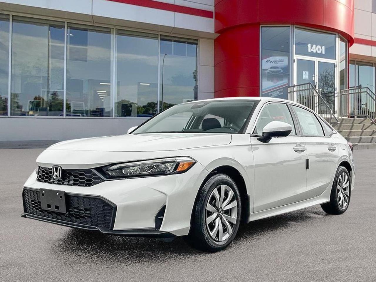 Experience the future of efficient driving with the all-new 2026 Honda Civic Sedan LX. This cutting-edge vehicle combines sleek design with advanced technology, offering an unparalleled driving experience for the modern urban dweller.

- Innovative 2.0L 4-cylinder engine for optimal performance and fuel efficiency
- Continuously Variable Transmission (CVT) with eco and normal drive modes
- State-of-the-art safety features including Collision Mitigation and Traffic Jam Assist
- 7 touchscreen display with Apple CarPlay and Android Auto integration
- Adaptive Cruise Control with Low-Speed Follow for stress-free commuting
- Blind Spot Information System for enhanced safety in urban environments
- Heated front seats for ultimate comfort in any weather

Dont miss your chance to be among the first to own this remarkable vehicle. Reserve your 2026 Honda Civic Sedan LX today or contact Birchwood Honda Regent to schedule a test drive and experience the future of driving firsthand. Our team is ready to answer any questions and guide you through the exciting process of making this innovative car yours.
All vehicle pricing reflects A/C ($100) and tire ($20) taxes, any installed dealer installed accessories, and our Guardian Plus Protection Package ($1499).
All vehicles come with a high value Protection Package completed and registered once the vehicle arrives in Winnipeg:

 
Paintless Dent Repair: Say goodbye to pesky dents and dings! Our paintless dent repair service fixes minor imperfections without the need for repainting, preserving your vehicles original shine. Quick and hassle-free, its the perfect solution to keep your car looking brand new!

Key/Remote Replacement: Dont let a lost or broken key fob stress you out! Our warranty now covers third-party key fobs and includes easy reprogramming, ensuring youre always ready to hit the road.

Cosmetic Wheel Coverage: Keep your wheels looking sharp! Our cosmetic wheel coverage takes care of any damage, so you can drive with confidence and style.

Paint Protection: Maintain that showroom shine effortlessly! Our premium paint protection keeps your vehicle looking immaculate, eliminating the need for constant waxing.
Dealer permit #9387