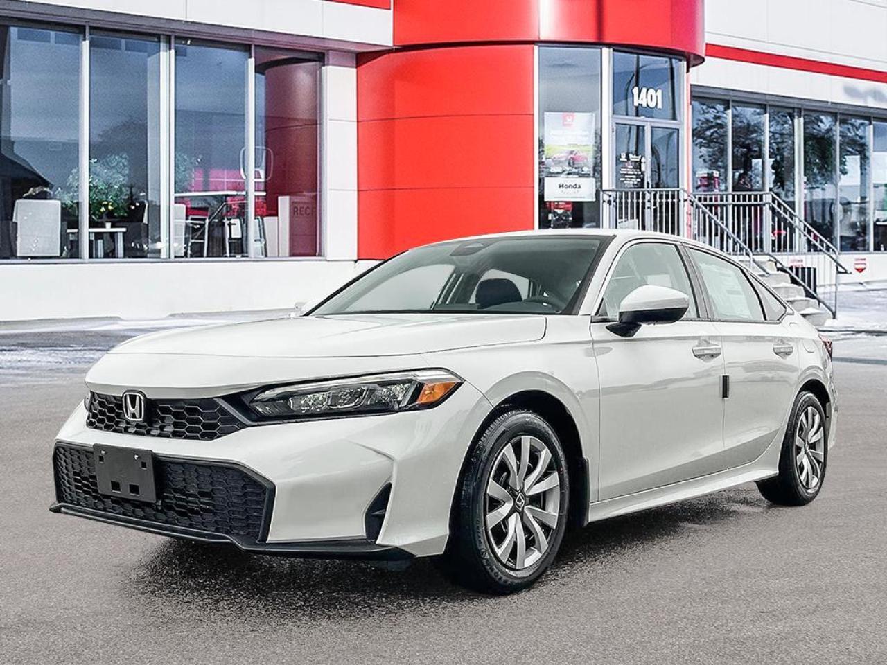 Experience the future of efficient driving with the all-new 2026 Honda Civic Sedan LX. This cutting-edge vehicle combines sleek design with advanced technology, offering an unparalleled driving experience for the modern urban dweller.

- Innovative 2.0L 4-cylinder engine for optimal performance and fuel efficiency
- Continuously Variable Transmission (CVT) with eco and normal drive modes
- State-of-the-art safety features including Collision Mitigation and Traffic Jam Assist
- 7 touchscreen display with Apple CarPlay and Android Auto integration
- Adaptive Cruise Control with Low-Speed Follow for stress-free commuting
- Blind Spot Information System for enhanced safety in urban environments
- Heated front seats for ultimate comfort in any weather

Dont miss your chance to be among the first to own this remarkable vehicle. Reserve your 2026 Honda Civic Sedan LX today or contact Birchwood Honda Regent to schedule a test drive and experience the future of driving firsthand. Our team is ready to answer any questions and guide you through the exciting process of making this innovative car yours.
All vehicle pricing reflects A/C ($100) and tire ($20) taxes, any installed dealer installed accessories, and our Guardian Plus Protection Package ($1499).
All vehicles come with a high value Protection Package completed and registered once the vehicle arrives in Winnipeg:

 
Paintless Dent Repair: Say goodbye to pesky dents and dings! Our paintless dent repair service fixes minor imperfections without the need for repainting, preserving your vehicles original shine. Quick and hassle-free, its the perfect solution to keep your car looking brand new!

Key/Remote Replacement: Dont let a lost or broken key fob stress you out! Our warranty now covers third-party key fobs and includes easy reprogramming, ensuring youre always ready to hit the road.

Cosmetic Wheel Coverage: Keep your wheels looking sharp! Our cosmetic wheel coverage takes care of any damage, so you can drive with confidence and style.

Paint Protection: Maintain that showroom shine effortlessly! Our premium paint protection keeps your vehicle looking immaculate, eliminating the need for constant waxing.
Dealer permit #9387