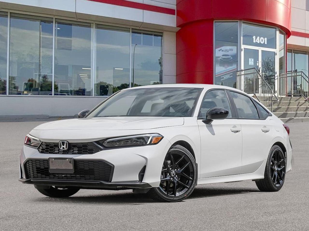 Experience the future of driving with the all-new 2026 Honda Civic Sedan Sport! This cutting-edge vehicle combines efficiency, style, and advanced technology to deliver an unparalleled driving experience.

Key Features:
- Fuel-efficient 2.0L 4-cylinder engine with impressive economy
- Continuously Variable Transmission (CVT) with multiple drive modes
- Heated leather steering wheel for luxurious comfort
- Dual-zone automatic air conditioning
- Adaptive Cruise Control with Low-Speed Follow
- Blind Spot Information System for enhanced safety
- 7 touchscreen with Apple CarPlay and Android Auto integration

Dont miss your chance to own this exceptional Honda Civic Sedan Sport. Reserve yours today, start your purchase online, or contact us for any questions. Better yet, book an appointment for a test drive and experience the future of driving firsthand!
All vehicle pricing reflects A/C ($100) and tire ($20) taxes, any installed dealer installed accessories, and our Guardian Plus Protection Package ($1499).
All vehicles come with a high value Protection Package completed and registered once the vehicle arrives in Winnipeg:

 
Paintless Dent Repair: Say goodbye to pesky dents and dings! Our paintless dent repair service fixes minor imperfections without the need for repainting, preserving your vehicles original shine. Quick and hassle-free, its the perfect solution to keep your car looking brand new!

Key/Remote Replacement: Dont let a lost or broken key fob stress you out! Our warranty now covers third-party key fobs and includes easy reprogramming, ensuring youre always ready to hit the road.

Cosmetic Wheel Coverage: Keep your wheels looking sharp! Our cosmetic wheel coverage takes care of any damage, so you can drive with confidence and style.

Paint Protection: Maintain that showroom shine effortlessly! Our premium paint protection keeps your vehicle looking immaculate, eliminating the need for constant waxing.
Dealer permit #9387