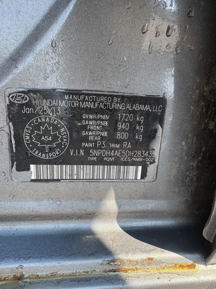 2013 Hyundai Elantra AS IS, GL, AUTO, ENGINE TICK, 4CYL, ONLY 67,000KMS - Photo #17