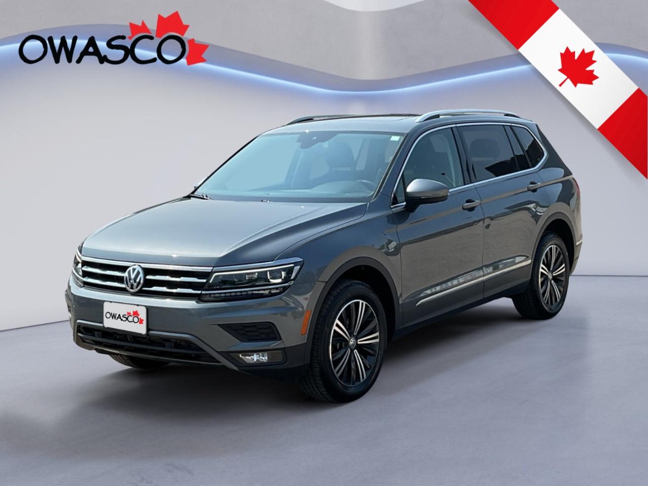 Used 2021 Volkswagen Tiguan 2.0L Highline! Leather! Sunroof! Certified! for sale in Whitby, ON