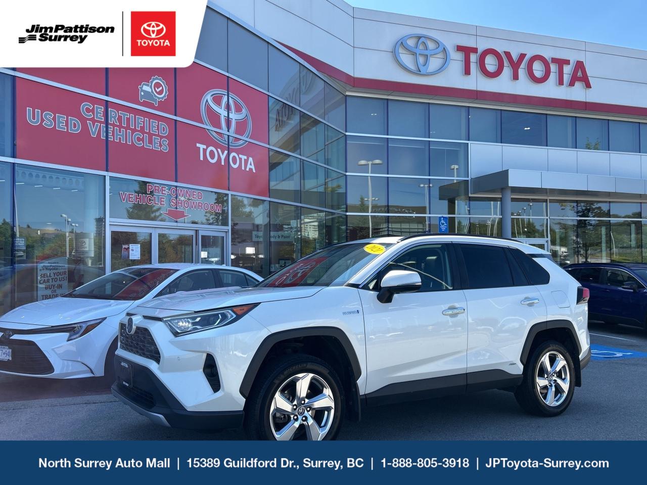 Used 2021 Toyota RAV4 LIMITED HYBRID AWD for sale in Surrey, BC
