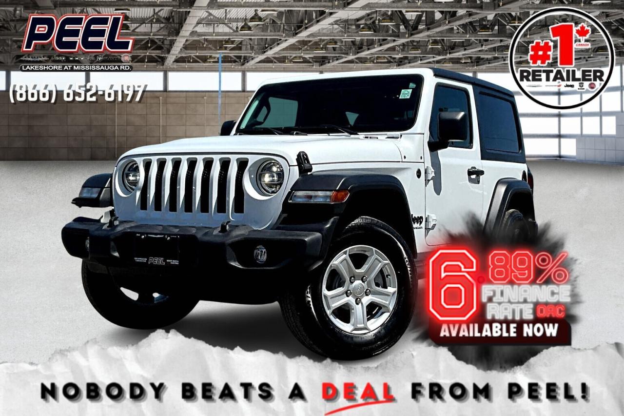 Used 2022 Jeep Wrangler Sport S 2Dr | Tech Group | LEDs | HardTop | 4X4 for sale in Mississauga, ON