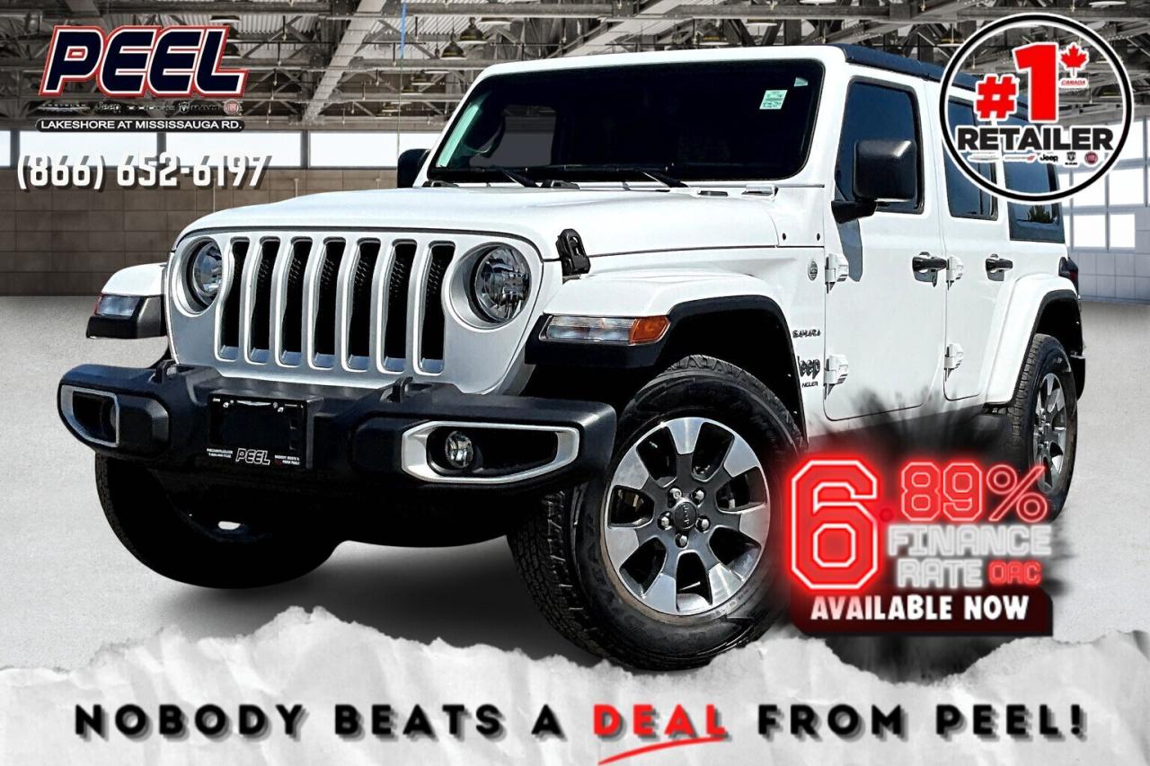 Used 2023 Jeep Wrangler Sahara | Heated Cloth Seats | Alpine | NAV | 4X4 for sale in Mississauga, ON