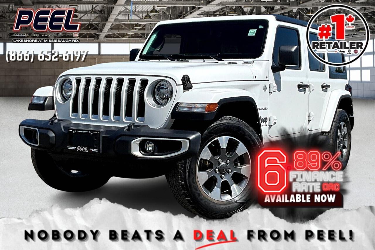 Used 2023 Jeep Wrangler Sahara | Heated Cloth Seats | Alpine | NAV | 4X4 for sale in Mississauga, ON