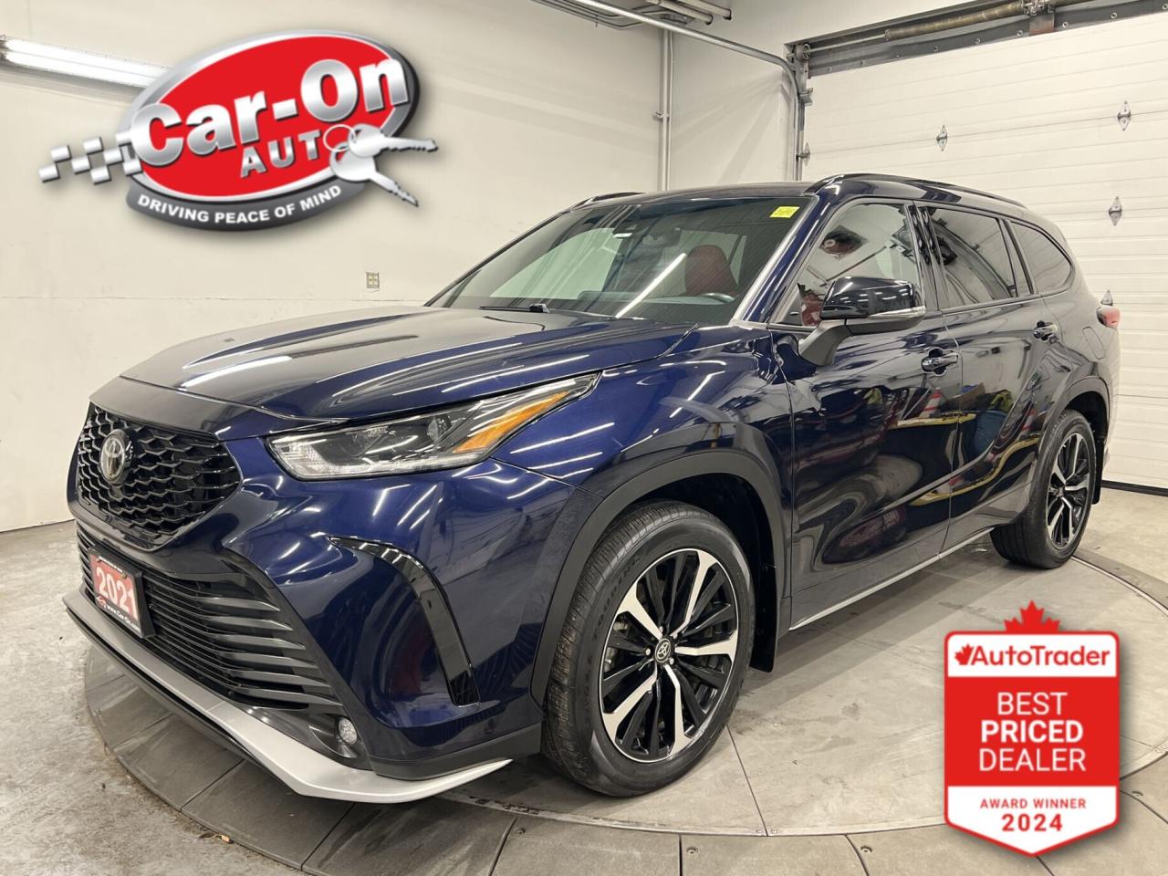 ONLY 51,000KMS!! 7-PASSENGER XSE ALL-WHEEL DRIVE!! Leather, sunroof, heated seats, 8-inch touchscreen w/ Android Auto/ Apple CarPlay, blind spot monitor, rear cross-traffic alert, pre-collision system, lane keep assist, adaptive cruise control, backup camera, wireless charger, 20-inch alloys, three-zone climate control, automatic headlights w/ auto highbeams, keyless entry w/ push start, power liftgate, full power group incl. power driver & passenger seats, leather-wrapped steering wheel, auto-dimming rearview mirror, garage door opener, Bluetooth and Sirius XM!!