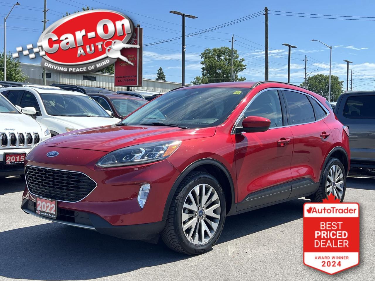 Used 2022 Ford Escape TITANIUM AWD| HTD LEATHER| CARPLAY| REMOTE START for sale in Ottawa, ON