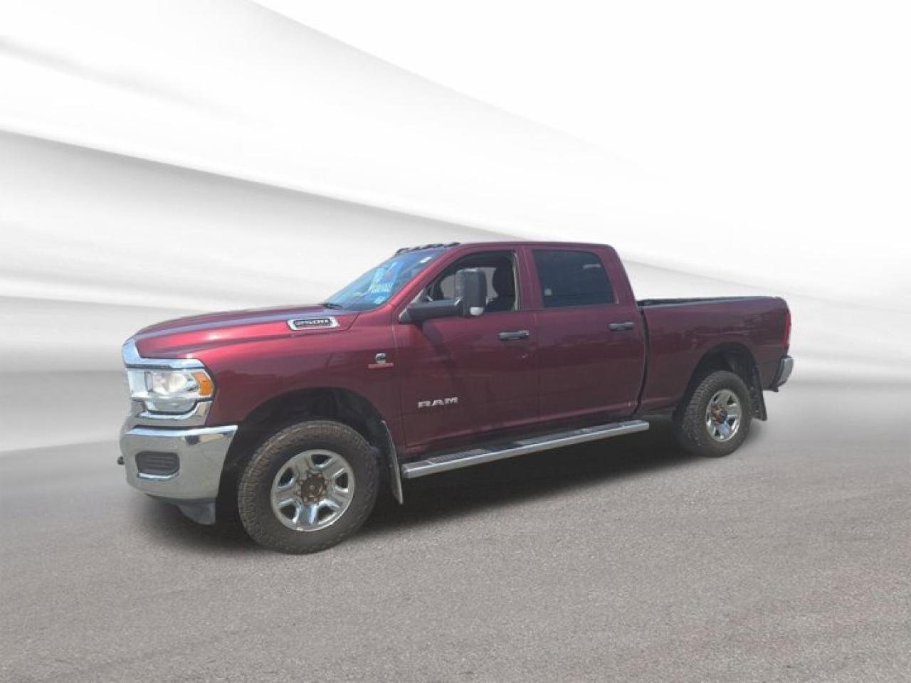 Recent Arrival!2020 Ram 2500 Tradesman Delmonico Red Pearlcoat 6.7L Cummins I6 Turbodiesel 4WD 6-Speed Automatic**Live Market Value Pricing**, 1-Year SiriusXM Subscription, 2-Way Rear Headrests, 220-Amp Alternator, 4-Way Adjustable Front Headrests, Anti-Spin Differential Rear Axle, Block heater, Bright Front Bumper, Bright Grille Surround, Bright Rear Bumper, Carpet Floor Covering, Chrome Appearance Group, Clearance Lamps, Cloth Front 40/20/40 Bench Seat, Electronically Controlled Throttle, For SiriusXM Info, Call 888-539-7474, Front 40/20/40 Split Bench Seat, Front Armrest w/Cupholders, IP-Mounted Auxiliary Switches, Manual 4-Way Adjustable Driver Seat, Manual 4-Way Adjustable Passenger Seat, Matte Black Mesh/Bright Grille, Quick Order Package 2HA, Rear Folding Seat, Rear Power Sliding Window, Rear Window Defroster, SiriusXM Satellite Radio, Snow Chief Group, Tradesman Level 2 Equipment Group, Wheels: 18 x 8 Chrome-Clad Steel.Top reasons for buying from Halifax Chrysler: Live Market Value Pricing, No Pressure Environment, State Of The Art facility, Mopar Certified Technicians, Convenient Location, Best Test Drive Route In City, Full Disclosure.Certification Program Details: 85 Point Inspection, 2 Years Fresh MVI, Brake Inspection, Tire Inspection, Fresh Oil Change, Free Carfax Report, Vehicle Professionally Detailed.Here at Halifax Chrysler, we are committed to providing excellence in customer service and will ensure your purchasing experience is second to none! Visit us at 12 Lakelands Boulevard in Bayers Lake, call us at 902-455-0566 or visit us online at www.halifaxchrysler.com *** We do our best to ensure vehicle specifications are accurate. It is up to the buyer to confirm details.***Awards:* Motor Trend Canada Automobiles of the year