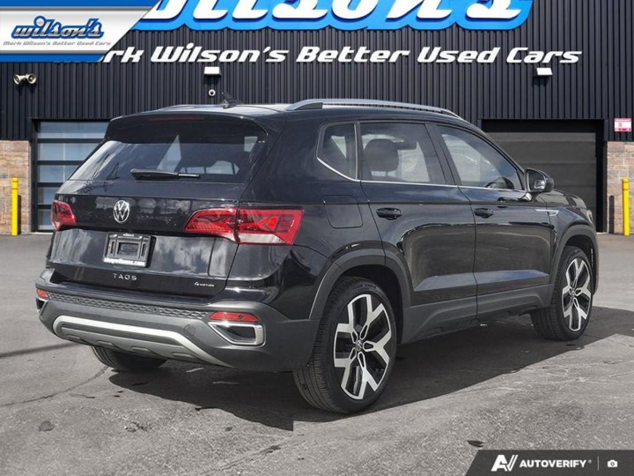 2022 Volkswagen Taos Highline 4Motion | Leather | Sunroof | Nav | Adaptive Cruise | Apple CarPlay | Android Auto & More ! Photo4