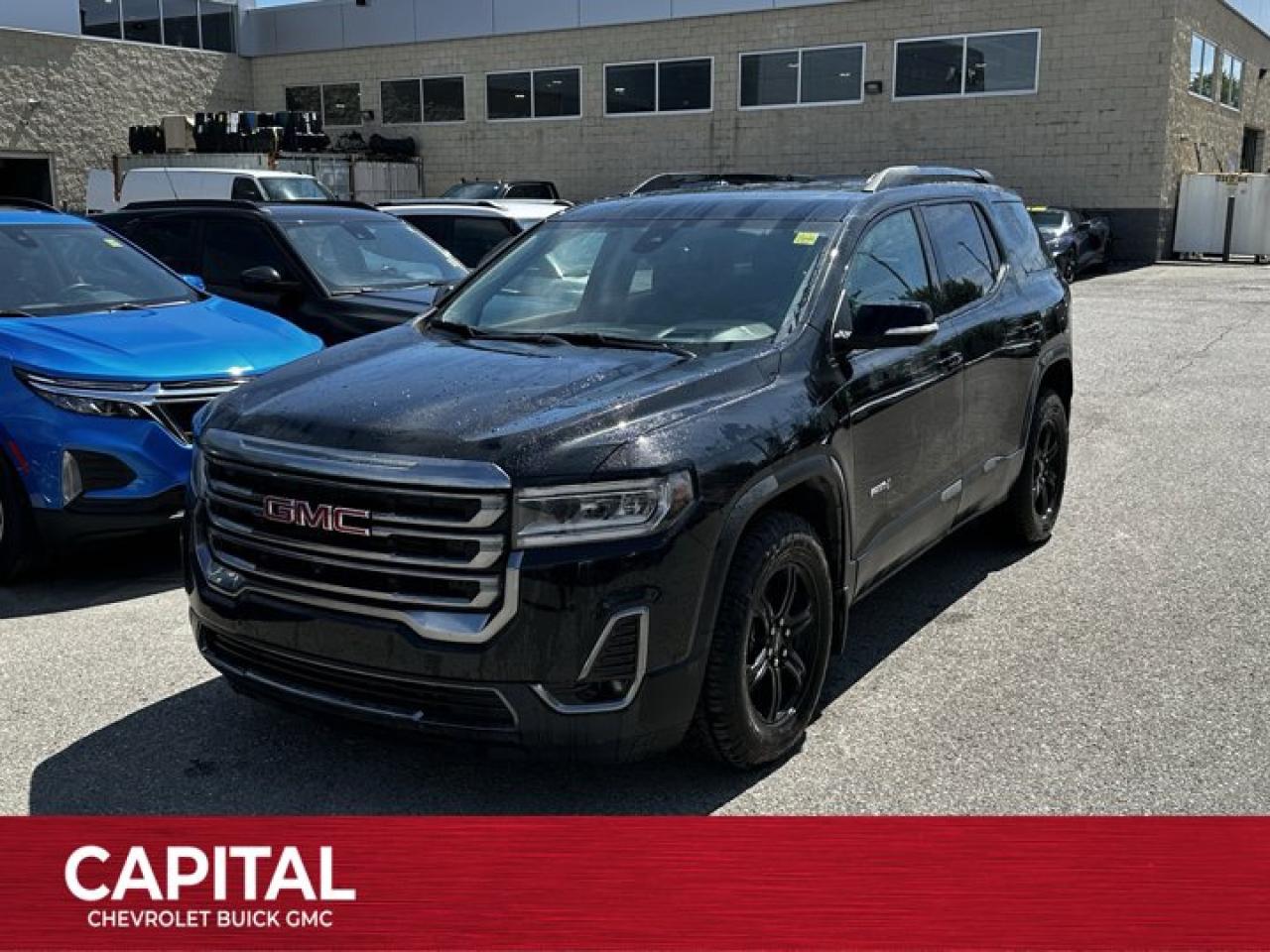 Recent Arrival!Ask for the Internet Department for more information or book your test drive today! Call 403-256-4960 for fast answers at your fingertips! Disclaimer: All prices are plus taxes. See dealer for details. AMVIC Licensed Dealer # B2020028.2023 Acadia 9-Speed Automatic AWD AWD, Cloth, 170 Amp Alternator, 8-Way Power Passenger Seat Adjuster, 8 Multi-Colour Enhanced Dr Instrument Info Display, Black Centre Caps w/Red GMC Logo (LPO), Dual SkyScape 2-Panel Power Sunroof, GMC Pro Grade Package, HD Surround Vision, Heads-Up Display, Heated & Ventilated Driver & Front Passenger Seats, Heated Rear Outboard Seating Positions, Heated Steering Wheel, Heavy-Duty Cooling System, Hitch Guidance w/Hitch View, Hitch Guidance w/Trailering Assist Guideline, Luxury Package, Memory Package, Perforated Leather-Appointed Seat Trim, Power Passenger Lumbar Control Seat Adjuster, Power Tilt & Telescopic Steering Column, Power-Adjust Body-Colour Outside Heated Mirrors, Trailering Package, Wheels: 17 Gloss Black Aluminum.