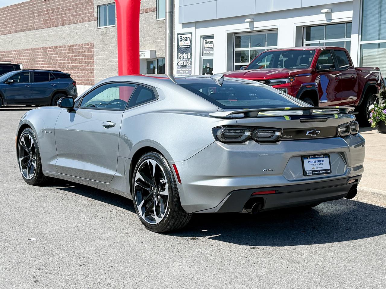 2023 Chevrolet Camaro 2LT ONE OWNER LOCAL TRADE COUPE, ORIGINALLY PURCHASED AT OUR DEALERSHIP, CLEAN CARFAX, 2.0L 4CYL TURBO AUTOIMATIC, SHOCK & STEEL SPECIAL EDITION, RS PACKAGE, BREMBO FRONT BRAKES, YELLOW PAINTED CALIPERS, Photo