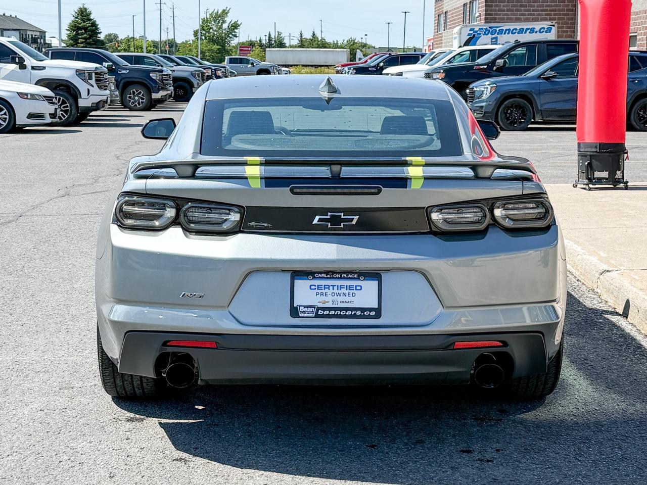2023 Chevrolet Camaro 2LT ONE OWNER LOCAL TRADE COUPE, ORIGINALLY PURCHASED AT OUR DEALERSHIP, CLEAN CARFAX, 2.0L 4CYL TURBO AUTOIMATIC, SHOCK & STEEL SPECIAL EDITION, RS PACKAGE, BREMBO FRONT BRAKES, YELLOW PAINTED CALIPERS, Photo