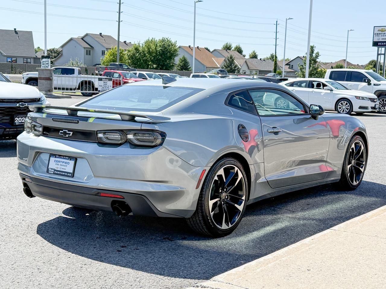 2023 Chevrolet Camaro 2LT ONE OWNER LOCAL TRADE COUPE, ORIGINALLY PURCHASED AT OUR DEALERSHIP, CLEAN CARFAX, 2.0L 4CYL TURBO AUTOIMATIC, SHOCK & STEEL SPECIAL EDITION, RS PACKAGE, BREMBO FRONT BRAKES, YELLOW PAINTED CALIPERS, Photo