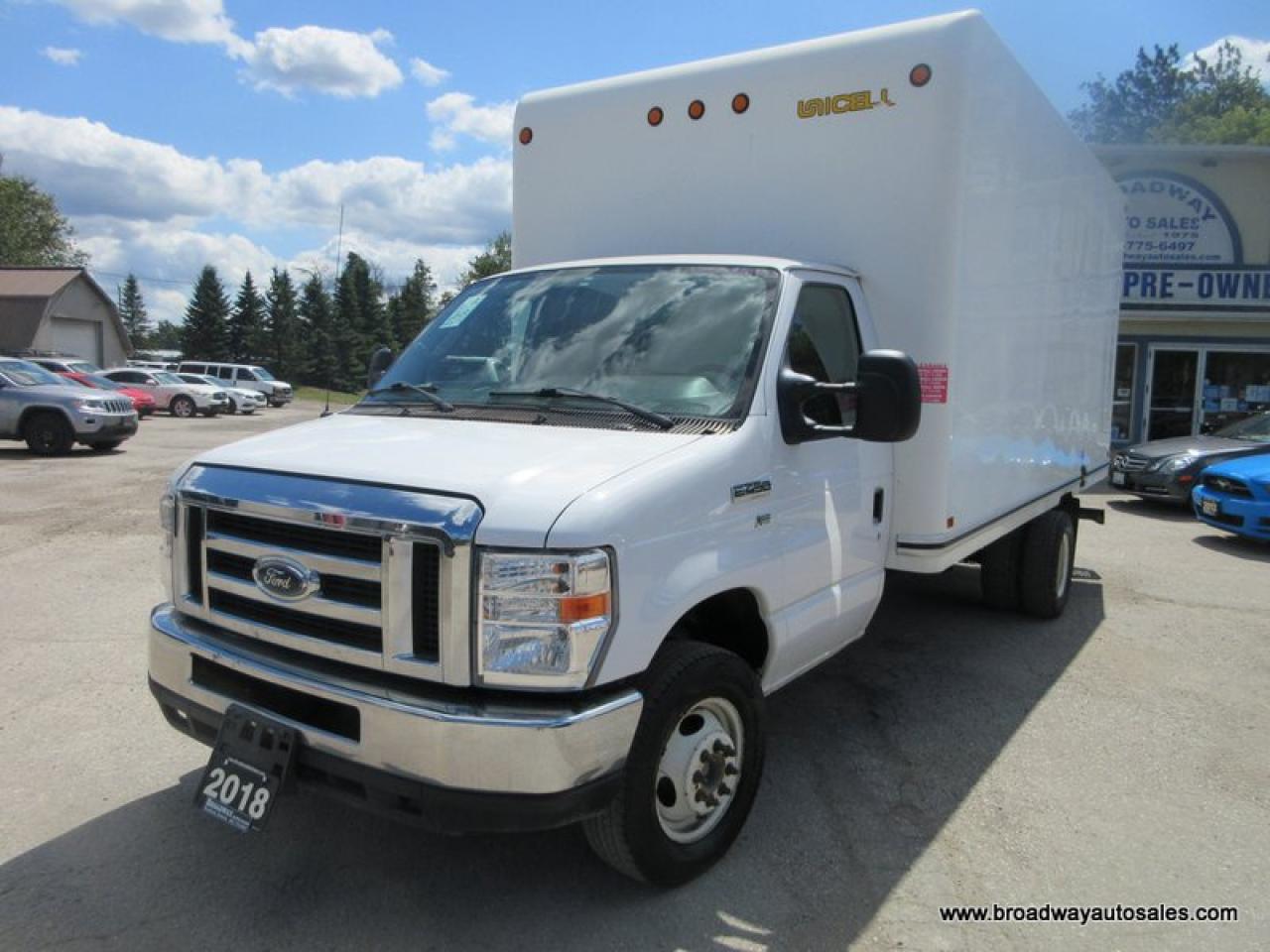 2018 Ford E450 1-TON CARGO-MOVING 2 PASSENGER 6.2L - V8.. FLEX-FUEL-PACKAGE.. AUX INPUT.. AIR CONDITIONING..