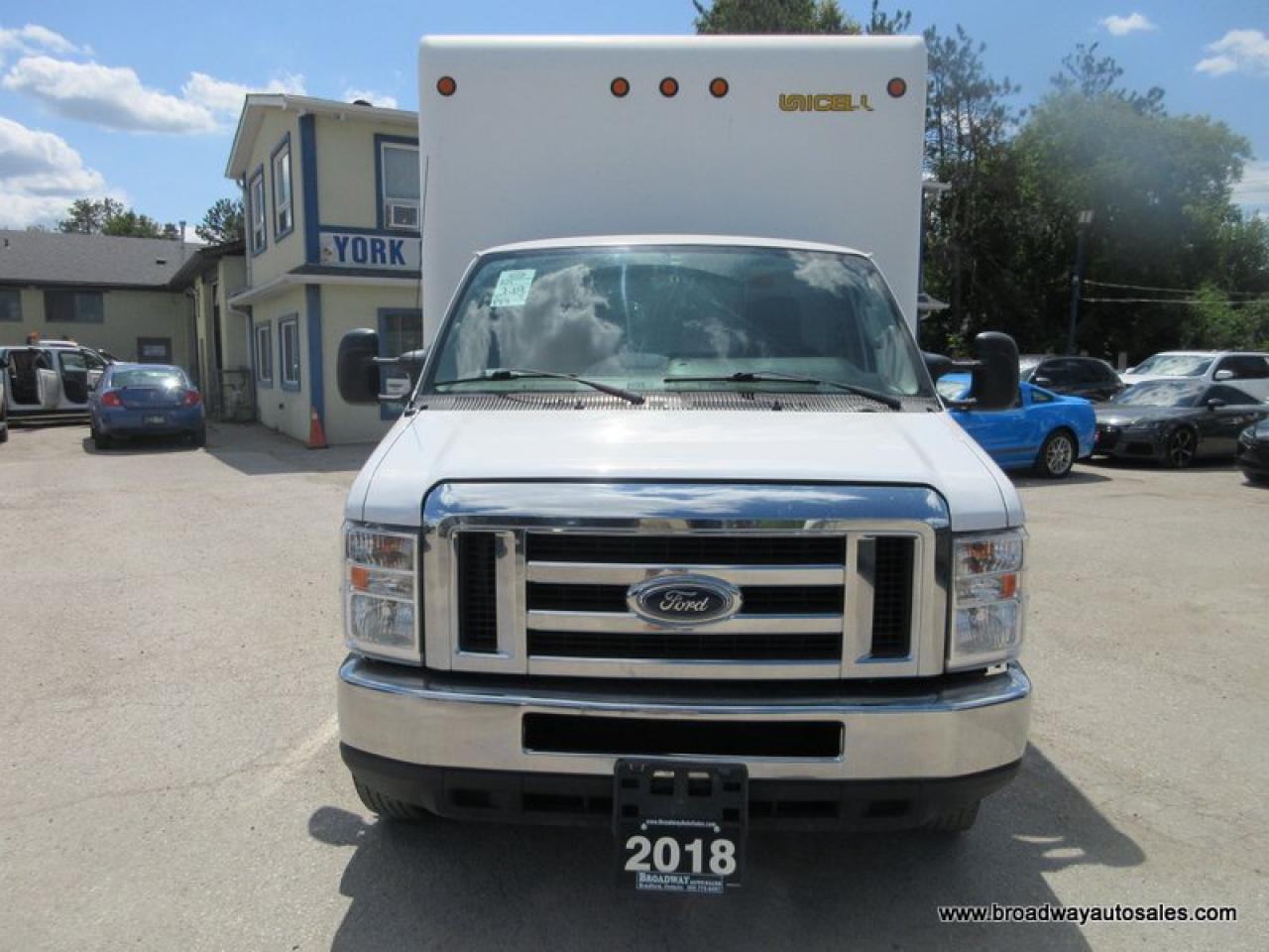 2018 Ford E450 1-TON CARGO-MOVING 2 PASSENGER 6.2L - V8.. FLEX-FUEL-PACKAGE.. AUX INPUT.. AIR CONDITIONING.. Photo3
