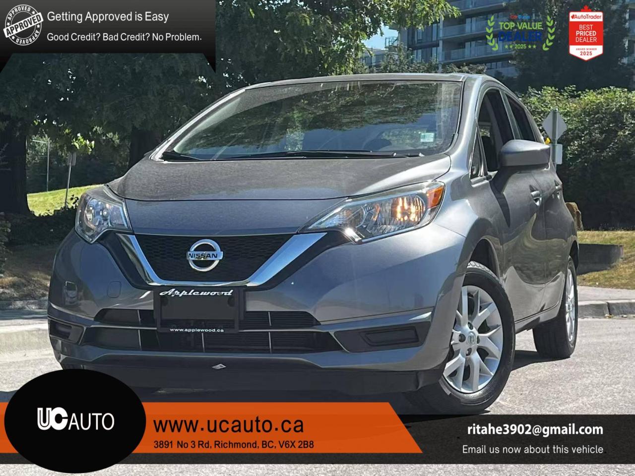 Used 2017 Nissan Versa Note SV AUTO/ NO ACCIDENT/ BC LOCAL for sale in Richmond, BC