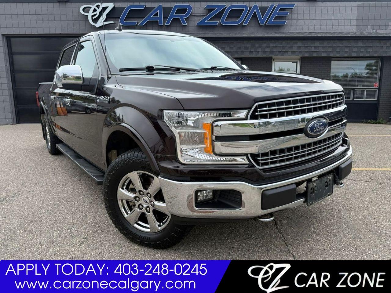 Used 2018 Ford F-150 Lariat SuperCrew FX4 5.0L V8 | Clean Carfax for sale in Calgary, AB