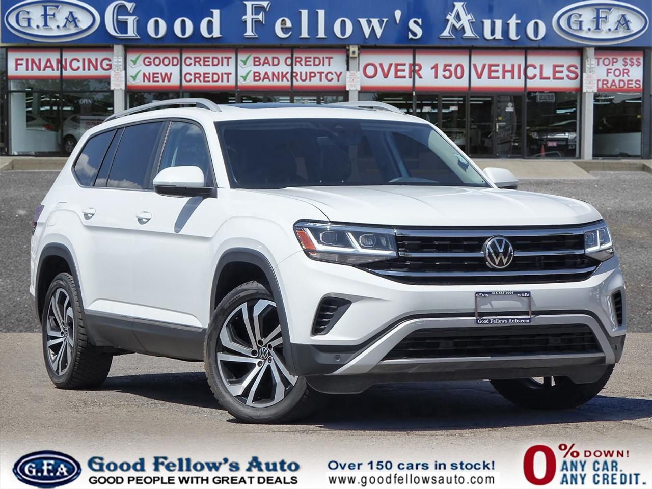 Used 2022 Volkswagen Atlas HIGHLINE MODEL, 4MOTION, 6 PASSENGER, LEATHER SEAT for sale in Toronto, ON