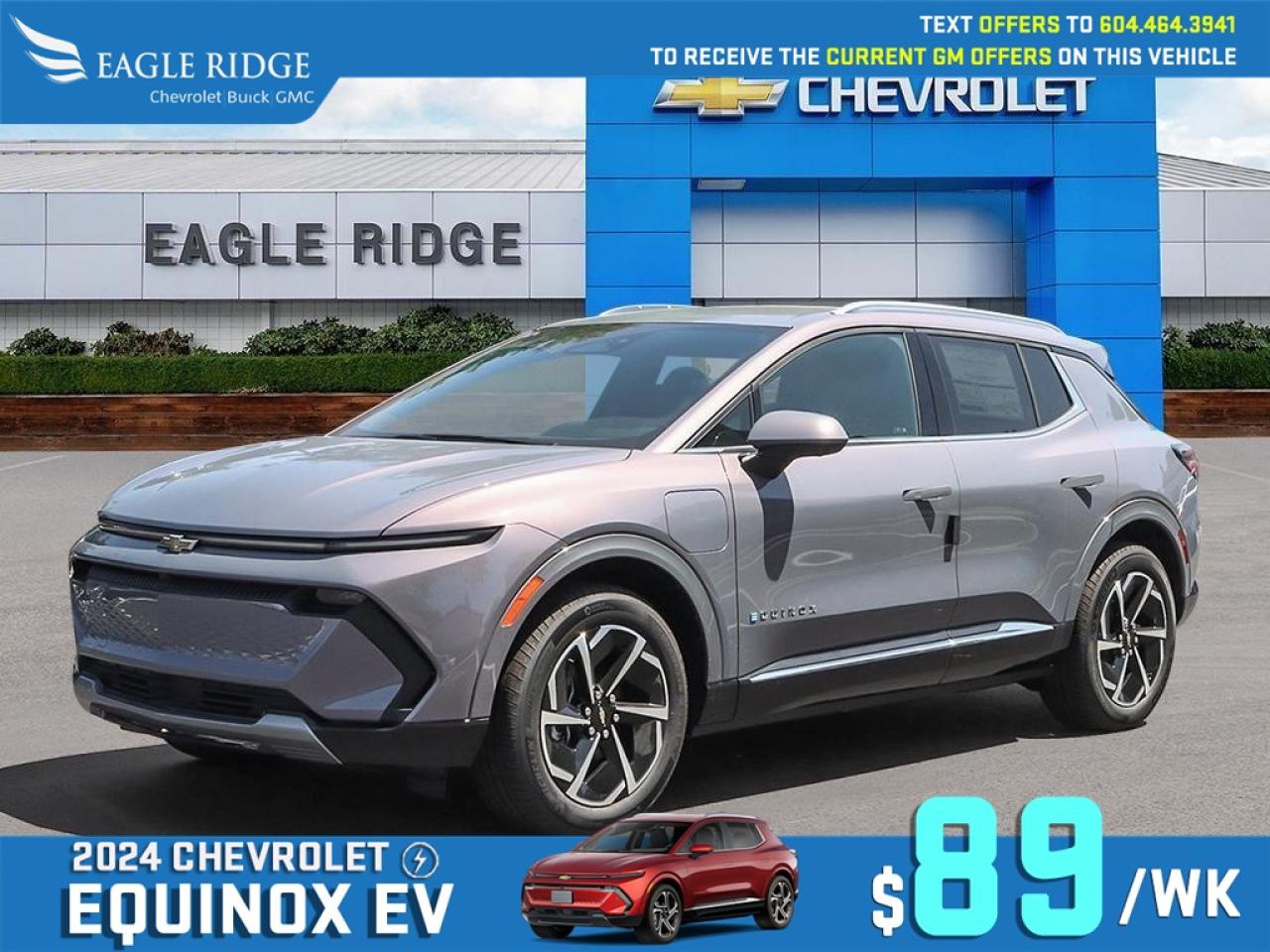 New 2025 Chevrolet Equinox EV LT 17.7-inch touchscreen, 11-inch driver display, Google Built-in, Wi-Fi compatibility, wireless Apple CarPlay, wireless Android Auto, voice recognition, Bluetooth, six-speaker audio for sale in Coquitlam, BC