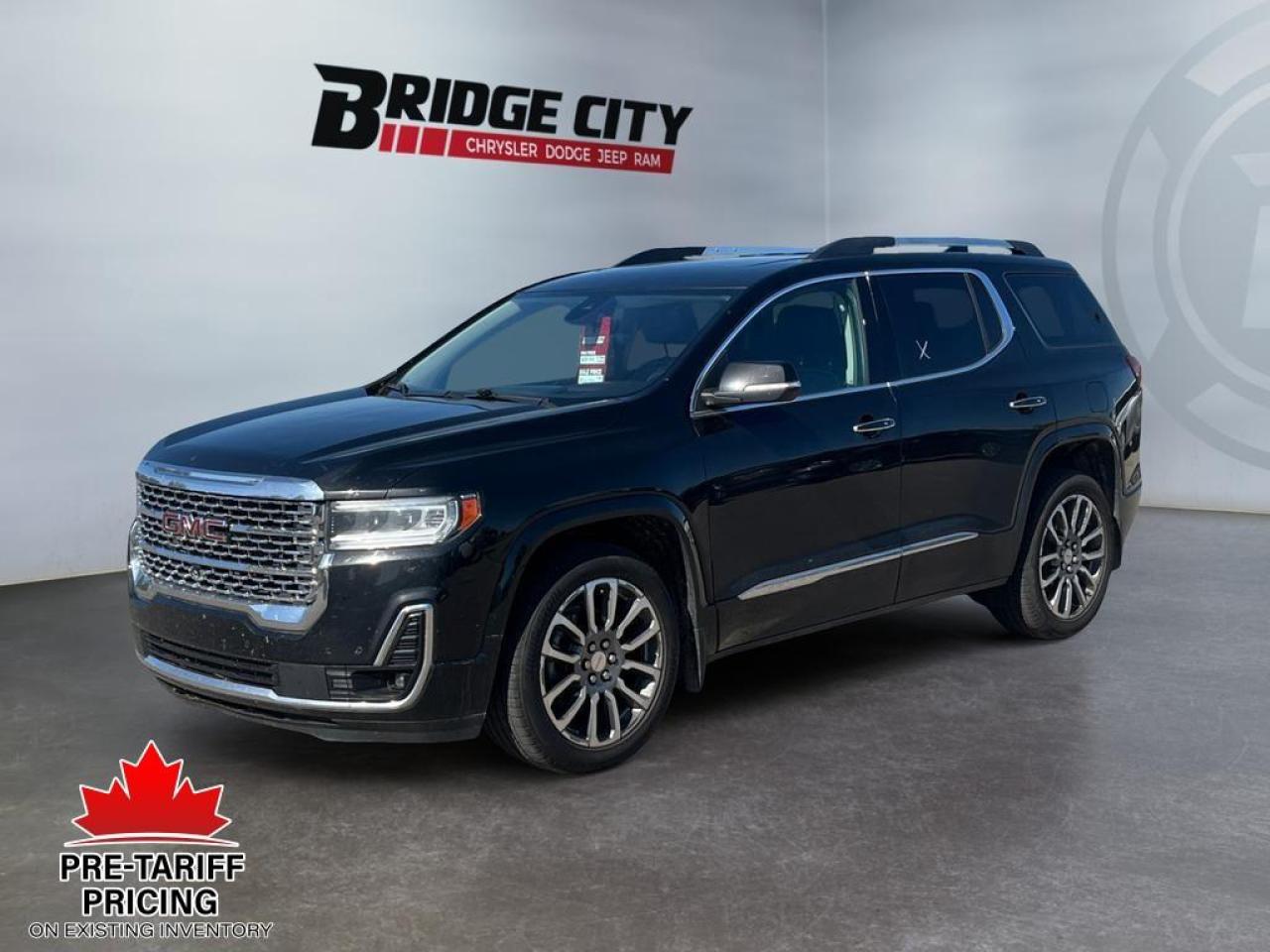 Used 2021 GMC Acadia 3.6L V6 - Heated & Vented Leather Seats - 2nd Row Captain Seats - Remote Start - Loaded Denali! for sale in Lethbridge, AB
