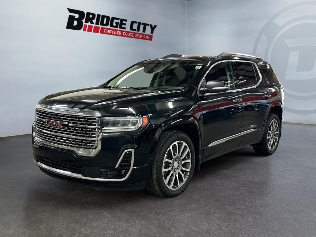 Used 2021 GMC Acadia 3.6L V6 - Heated & Vented Leather Seats - 2nd Row Captain Seats - Remote Start - Loaded Denali! for sale in Lethbridge, AB