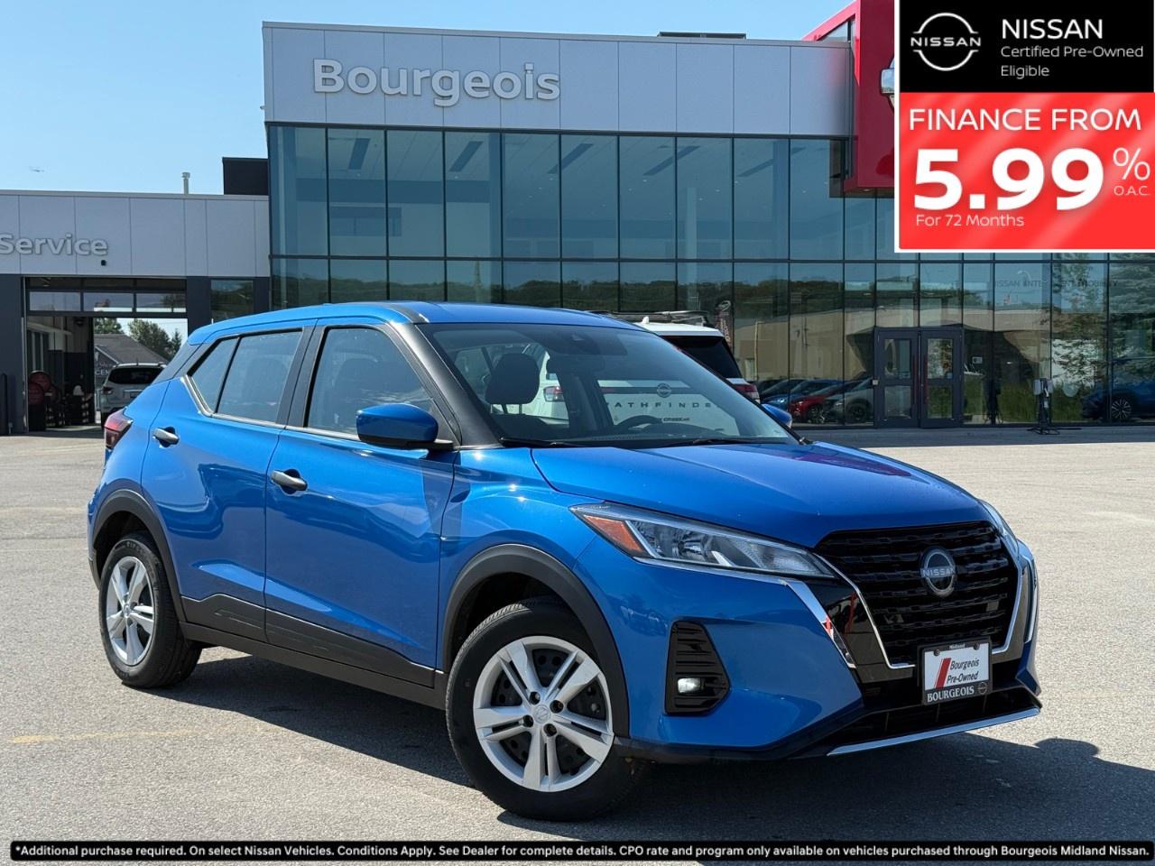 Used 2024 Nissan Kicks S FWD for sale in Midland, ON