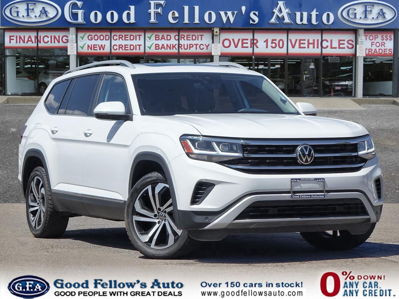 Used 2022 Volkswagen Atlas HIGHLINE MODEL, 4MOTION, 6 PASSENGER, LEATHER SEAT for sale in North York, ON