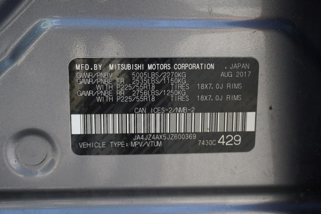 2018 Mitsubishi Outlander 3.0L V6 GT S-AWC CERTIFIED *MITSUBISHI MAINTAIN* CAMERA BLUETOOTH LEATHER HEATED SEATS CRUISE ALLOYS - Photo #39