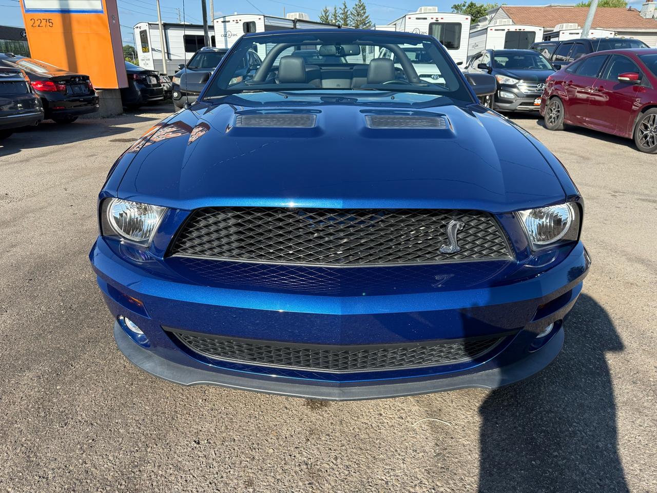 2008 Ford Mustang SHELBY GT500 CONV, ONLY 13,000KMS, MINT,CERT Photo