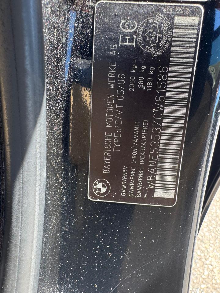 2007 BMW 5 Series 525i, ONLY 185KMS, AUTO, LOADED, AS IS SPECIAL - Photo #17