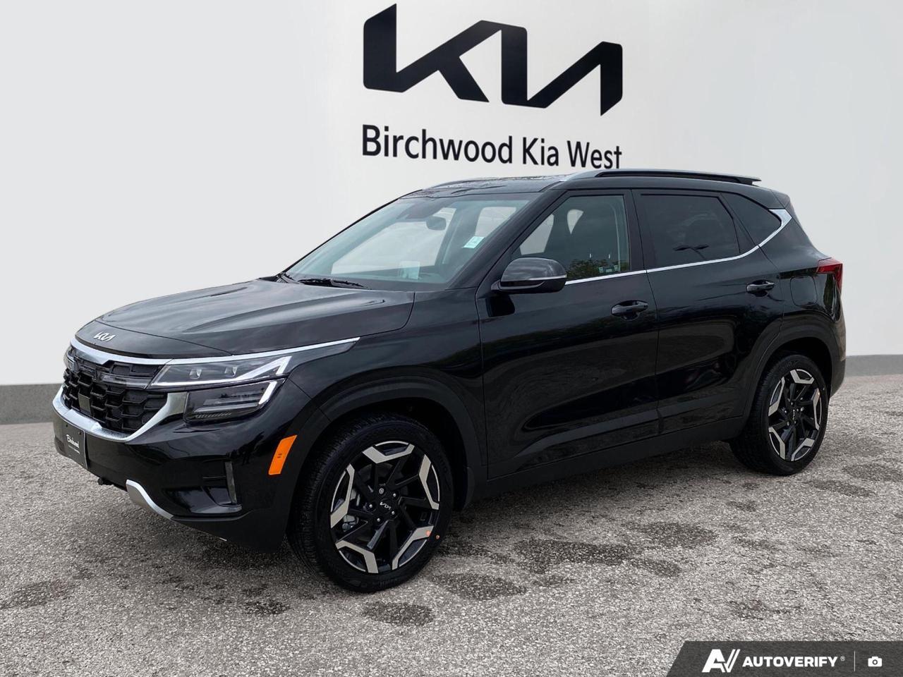 Experience the future of urban mobility with the all-new 2026 Kia Seltos SX! This cutting-edge SUV combines style, performance, and advanced technology to elevate your driving experience.

Key Highlights:
- Powerful 1.6L 4-cylinder engine with smooth automatic transmission
- All-Wheel Drive for enhanced traction and stability
- Luxurious Sofino Black Leather interior with heated and air-cooled front seats
- Advanced Head-Up Display for easy information access
- Smart Cruise Control with Stop & Go for effortless highway driving
- Blind-Spot Collision Avoidance Assist for enhanced safety
- Panoramic sunroof for an open and airy cabin feel

Dont miss this opportunity to own the latest in automotive innovation. Reserve your 2026 Kia Seltos SX today or schedule a test drive to experience its capabilities firsthand. Our team at Birchwood Kia West is ready to answer any questions and guide you through a seamless purchase process. Visit us online or in-person to start your journey with this exceptional vehicle!
ADDITIONAL ACCESSORIES INCLUDED: 

*Kia Genuine All-Weather Floor Mats
*Premium DEFA Block Heater
*Kia Genuine Wheel Locks
*Kia Genuine Touch-Up Paint

You might qualify for additional savings on your purchase! Ask us about our:

$500 Grad Program
$750 Mobility Assistance Program
$500 Military Benefit
1% Loyalty Rate Reduction 

FIND MORE INFORMATION AND VIEW MORE OPTIONS

*Visit us! Birchwood Kia West in the Birchwood Auto Park. Portage Ave & The Perimeter!
*Visit www.birchwoodkiawest.ca
*Contact our sales department at (204) 888-4542

*Whenever possible, the vehicle photos shown are of the ACTUAL vehicle. This provides the best online shopping experience for our valued customers.
*Price includes all options, fees, and levies. No additional charges are applied.
*Additional fees may apply to select finance and lease options. 
*Dealer Permit #4302
Dealer permit #4302