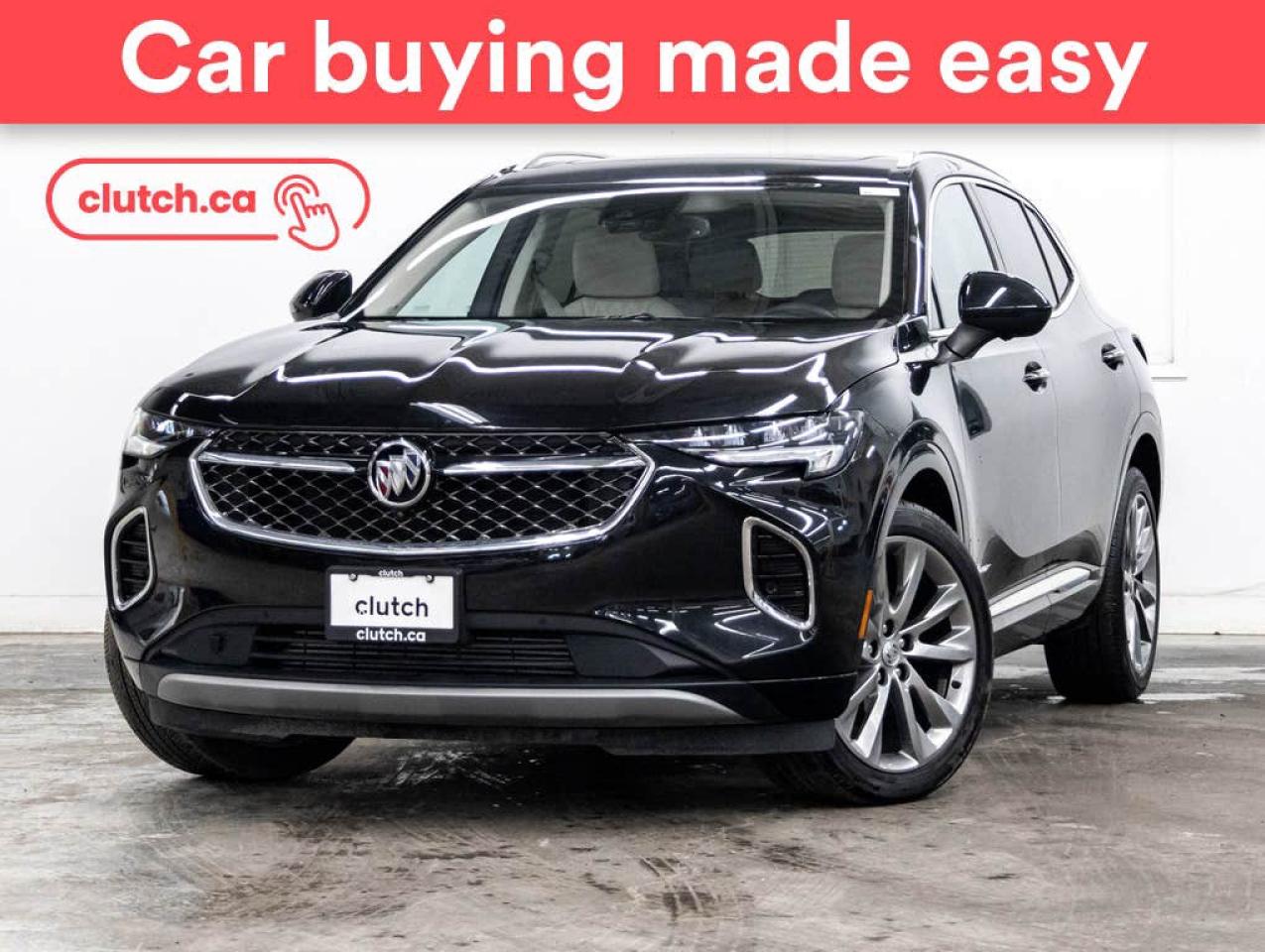 Used 2022 Buick Envision Avenir AWD w/ Apple CarPlay & Android Auto, Panoramic Moonroof, Nav for sale in Toronto, ON