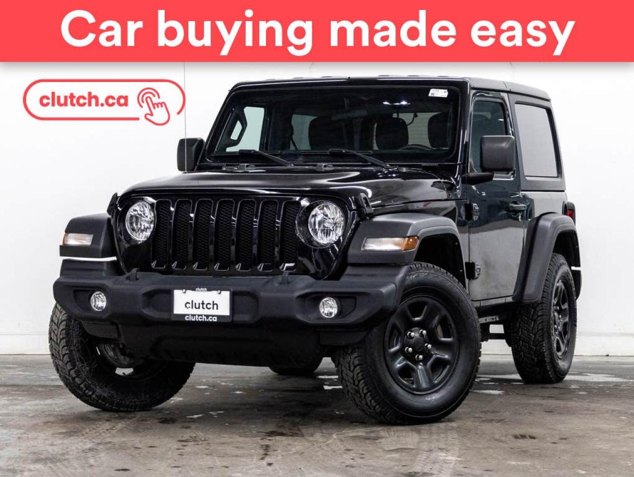 Used 2022 Jeep Wrangler Sport 4x4 w/Bluetooth, Cruise Control, Rearview Cam for sale in Toronto, ON