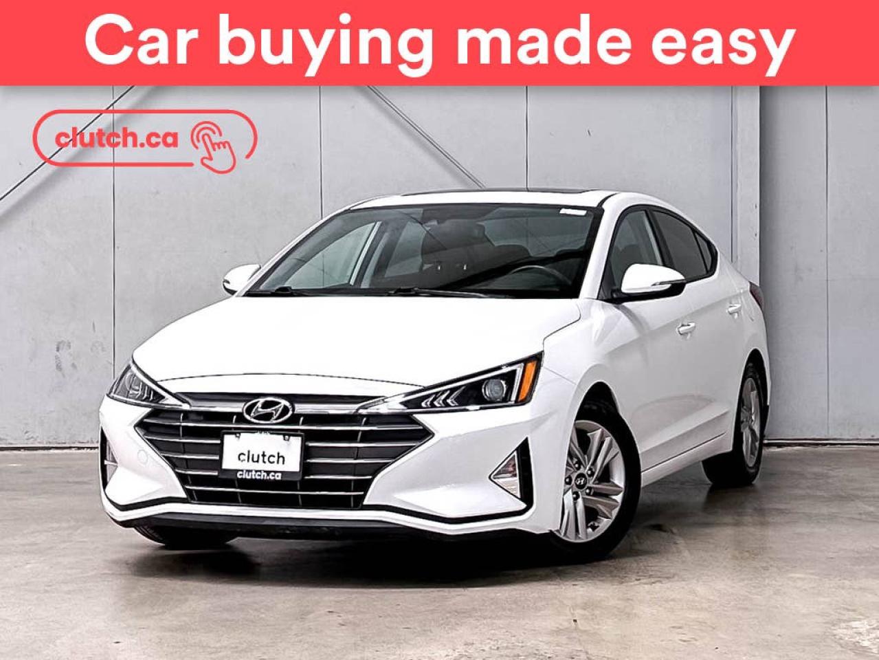 Used 2020 Hyundai Elantra Preferred w/ Sun & Safety Pkg. w/ Apple CarPlay, Heated Front Seats, Rearview Cam for sale in Toronto, ON
